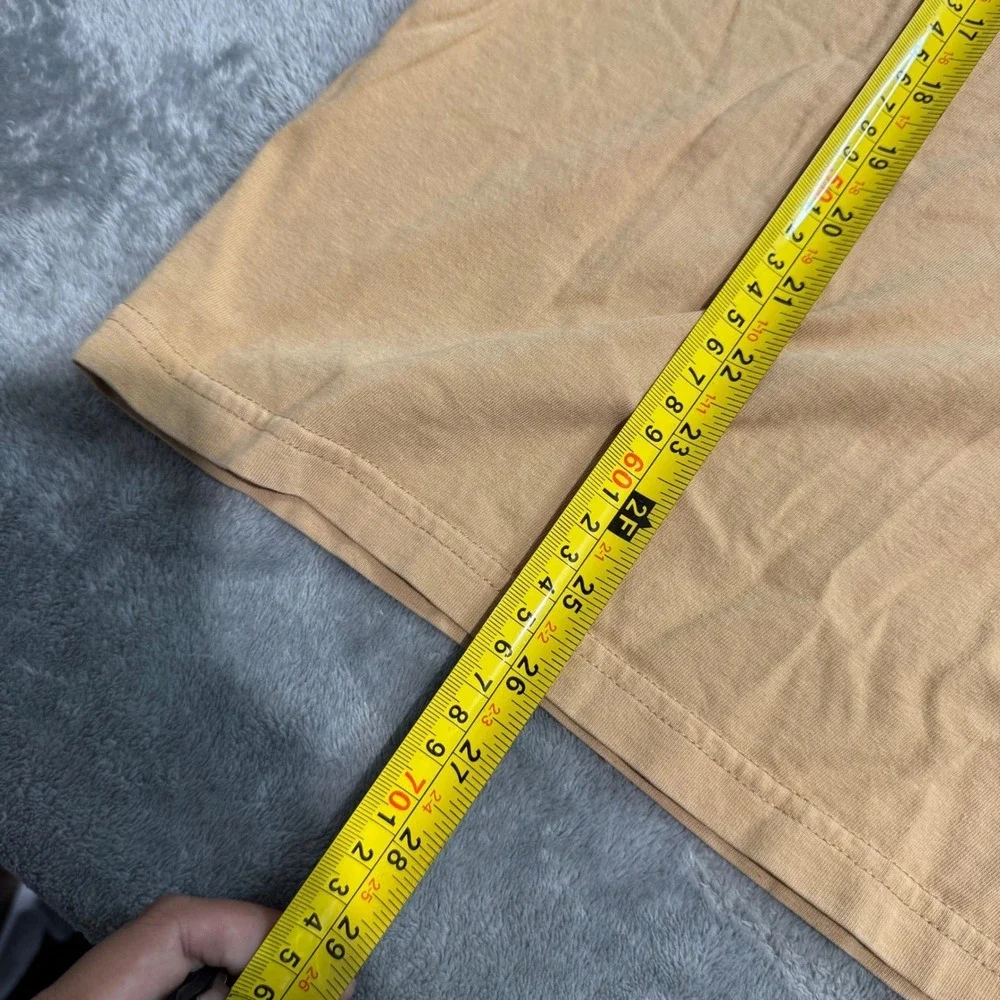 Carhartt WIP Double Heart T-Shirt Mens S Brown Streetwear Work Grunge Casual